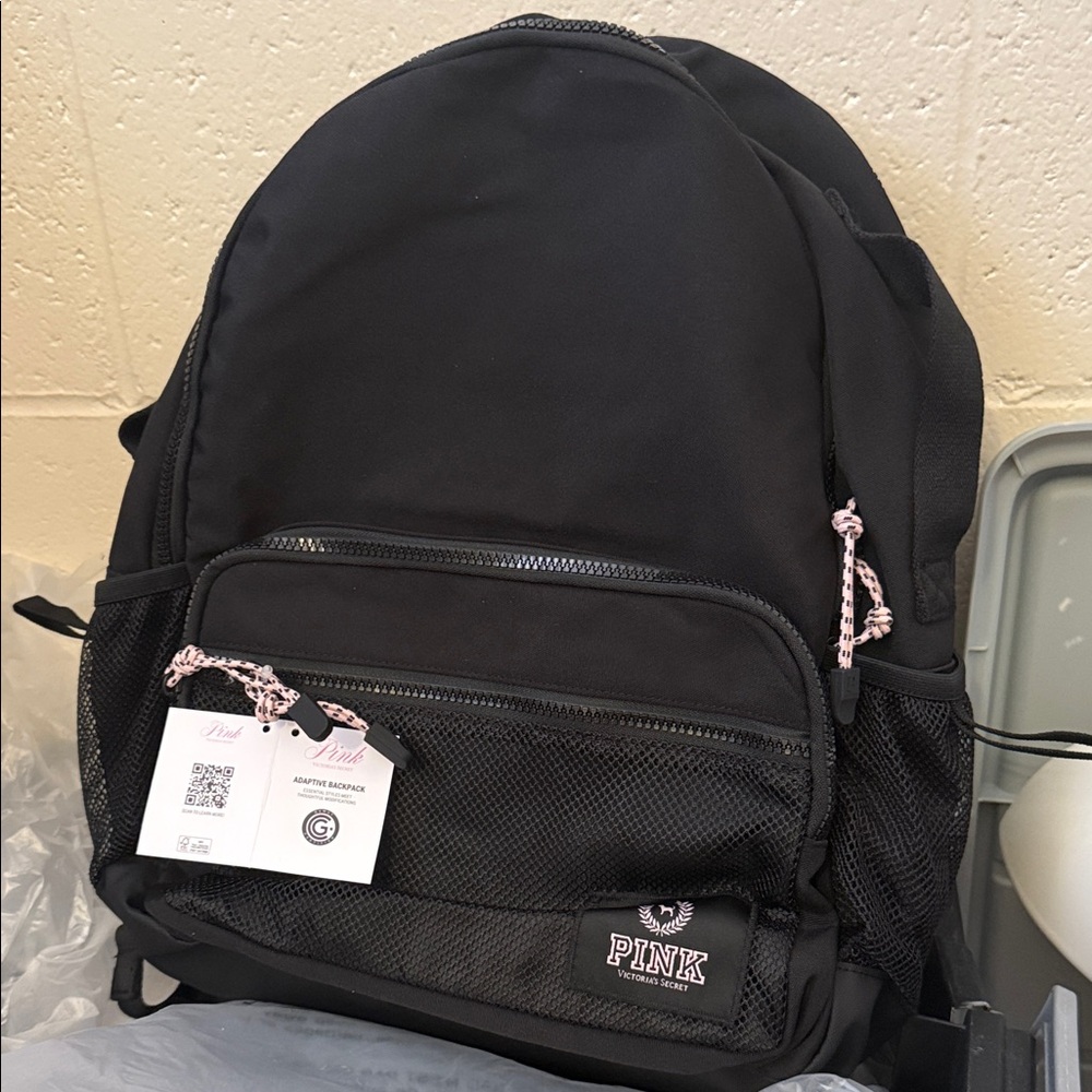 PINK Victoria's Secret Black Adaptive bagpack - Picture 3 of 7